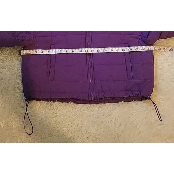 Love Tree Ultralight Packable Womens Medium Purple Puffer Jacket Full Zip Adjust - Picture 4 of 9